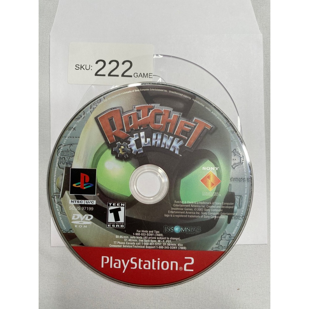 Ratchet & Clank Sony PlayStation 2